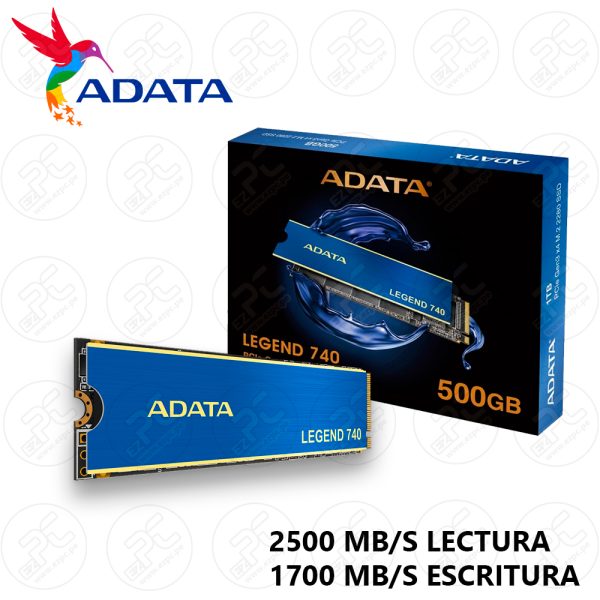 SSD ADATA LEGEND 740 500GB M.2 PCIE NVME (ALEG-740-500GCS)
