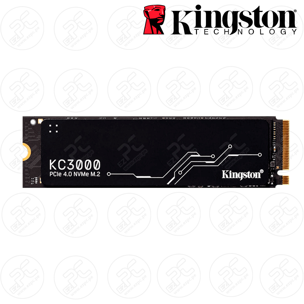 PCパーツ Kingston M.2 SSD 4096GB SKC3000D/4096G Kingston KC3000 M.2 2280 4096GB PCIe 4.0 x4 NVMe 3D TLC