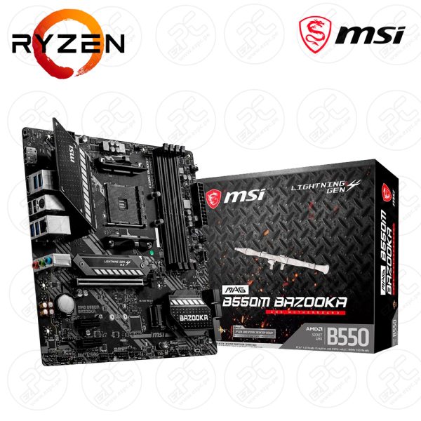 MB MSI MAG B550M BAZOOKA AMD RYZEN DDR4 AM4 (911-7C95-002)