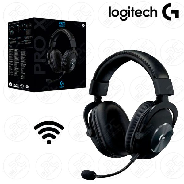 AUDIFONO LOGITECH G PRO X LIGHTSPEED CON MICROFONO WIRELESS BLACK (981-000906)