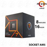 PROCESADOR AMD RYZEN 7 7700 3.80/5.30GHz 32MB AM5 (100-100000592BOX)