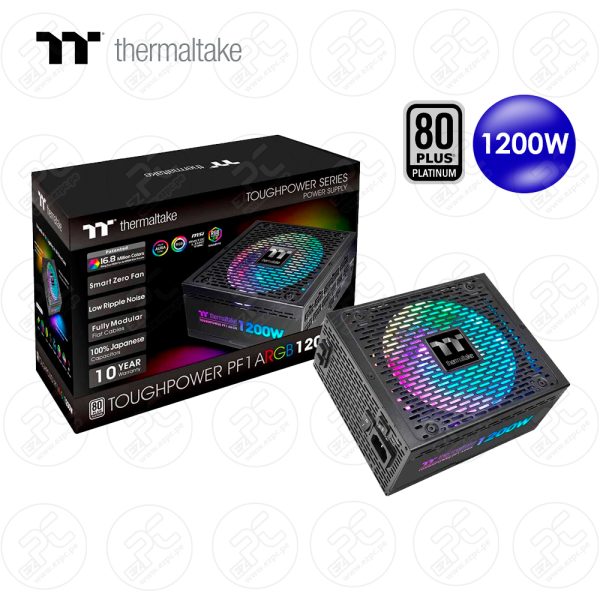 FUENTE THERMALTAKE TOUGHPOWER PF1 ARGB 1200W 80PLUS PLATINUM (PS-TPD-1200F3FAPX-1)