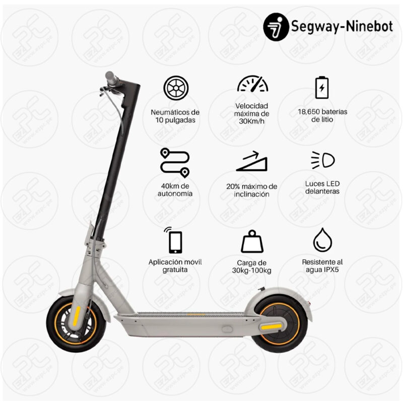 SCOOTER ELÉCTRICO NINEBOT MAX-G30LP