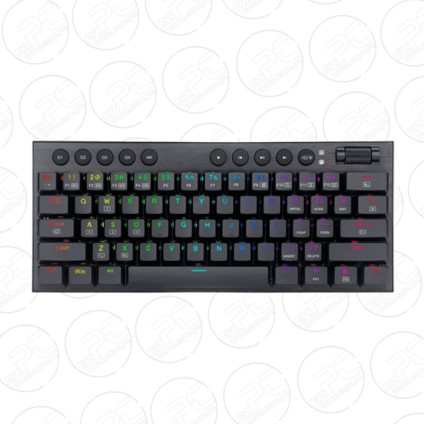 TECLADO REDRAGON HORUS MINI PRO K632-RGB MECANICO SWITCH RED 60% INGLES WIRELESS