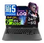 Lenovo LOQ 15.6" FHD 144Hz, Core i5-12450HX, RTX 3050 6GB, 24GB DDR5, SSD 512GB (83GS00EQLM)