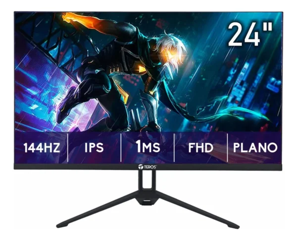 Monitor Teros 24" IPS, FHD, 144Hz, 1ms, FreeSync